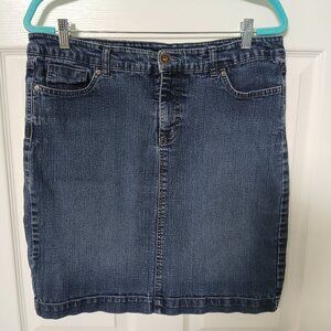 Denim Jean Pencil Skirt - size 14